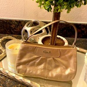 Coach wristlet/evening clutch
